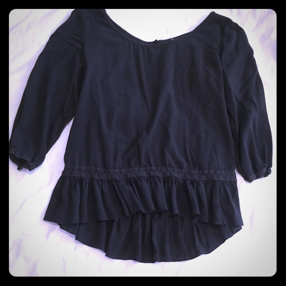 Arie blouse dark grey